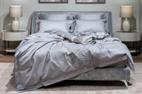 Пододеяльник сатин жаккард Серпенте серый 200*220 (TT-00010361)