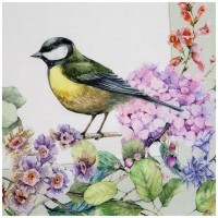 Дорожка на стол &quot;ботаника&quot; 180*40 с углом 100% хлопок,твилл SANTALINO (850-702-3)