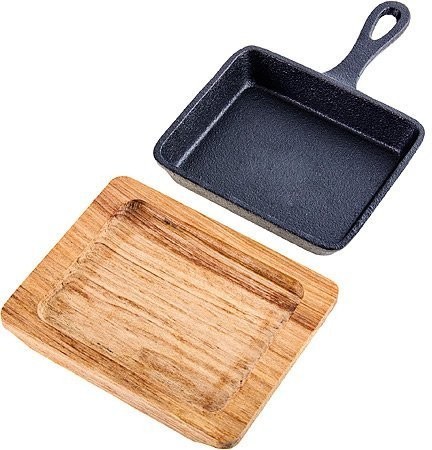 Сковорода чугунная маленькая на подставке 12,5х10,6 см MAYER BOCH (26797)