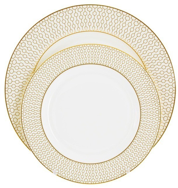 Обеденный сервиз Ноктюрн, 6 персон, 27 предметов - AL-22-004/27-E5 Anna Lafarg Emily