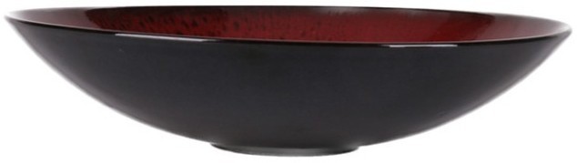 Тарелка E742-P-08223/9.5, 24 см, керамика, Red, ROOMERS TABLEWARE