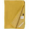 Полотенце кухонное вафельное горчичного цвета из коллекции essential, 50х70 см (69779)