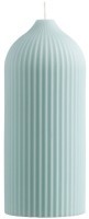 Свеча декоративная мятного цвета из коллекции edge, 16,5 см (73480)