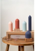 Свеча декоративная мятного цвета из коллекции edge, 16,5 см (73480)