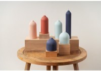 Свеча декоративная мятного цвета из коллекции edge, 16,5 см (73480)