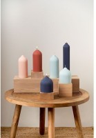 Свеча декоративная мятного цвета из коллекции edge, 16,5 см (73480)