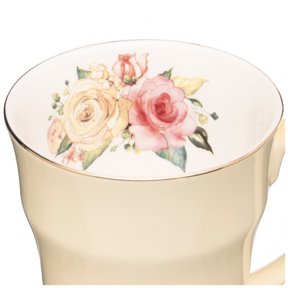 Кружка lefard "времена года" 350 мл желтая (760-689)