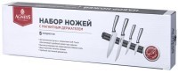 Набор ножей agness с магнитным держателем, 5 предметов (911-777)