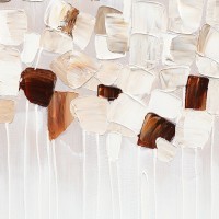 Панно декоративное fleur, 60х60 см, бежевое (78817)