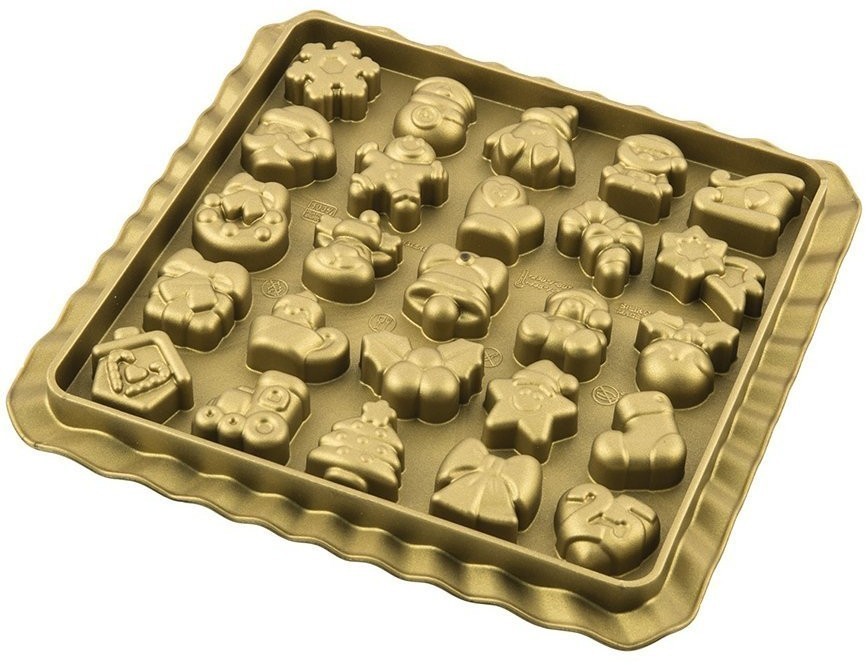 Форма для приготовления конфет xmas countdown, 39 х 23 х 3,5 см, силиконовая (72862)