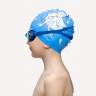 Шапочка для плавания Floater Blue, силикон, детский (1550825)