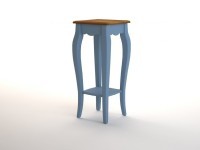 Подставка под цветы Leontina Blue высокая арт ST9304B-ET