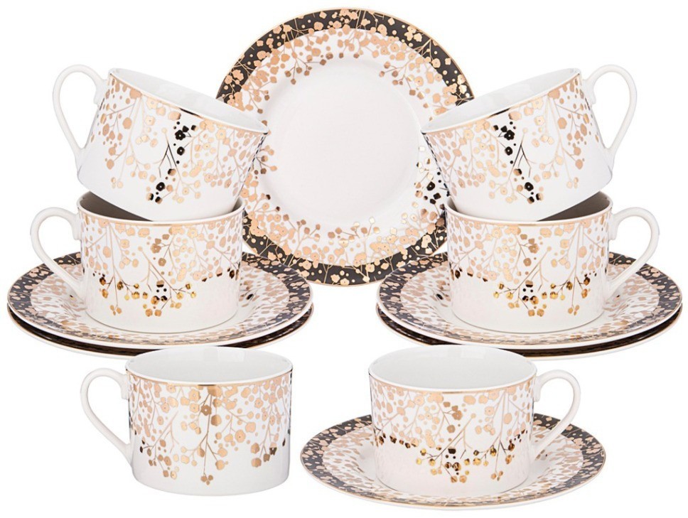 Чайный набор lefard "triumph" на 6 пер. 12 пр. 220 мл (435-021)