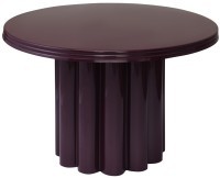 Столик кофейный vivlend, D57 см, ночная слива (78642)