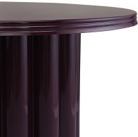 Столик кофейный vivlend, D57 см, ночная слива (78642)