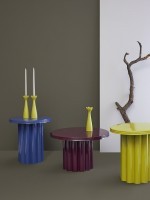 Столик кофейный vivlend, D57 см, ночная слива (78642)