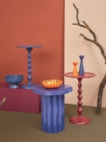 Столик приставной fluid, D38 см, сумерки (78648)