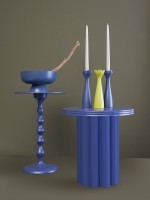 Столик приставной fluid, D38 см, сумерки (78648)