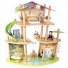 Кукольный мини-домик "Бамбуковый дом семьи панд" с фигурками и мебелью в наборе (E3413_HP)
