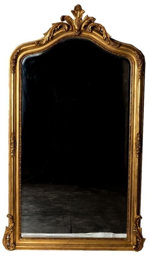 Зеркало MirrorMR06, Массив дерева, brass/brown, ROOMERS FURNITURE