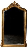 Зеркало MirrorMR06, Массив дерева, brass/brown, ROOMERS FURNITURE