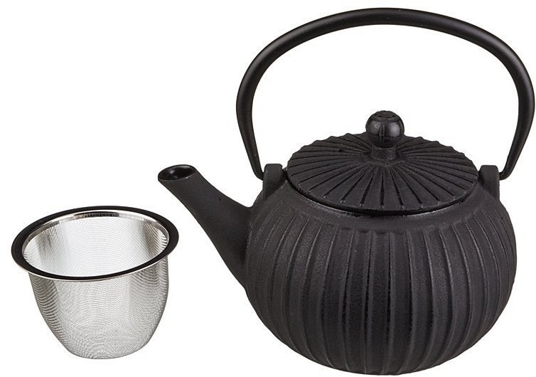 Заварочный чайник чугунный с эмалированным покрытием внутри 500 мл. Ningbo Gourmet (734-034)