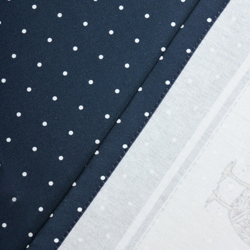 Скатерть "family farm" 110х140см ,синий, 100% хлопок,твил пропитка Lefard (850-742-20)