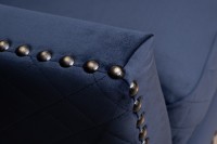 Диван-Кушетка Sorrento правая велюр т.синий Colt034 SIN 180*98*88см (TT-00011793)