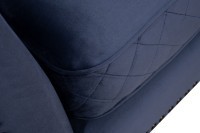 Диван-Кушетка Sorrento правая велюр т.синий Colt034 SIN 180*98*88см (TT-00011793)