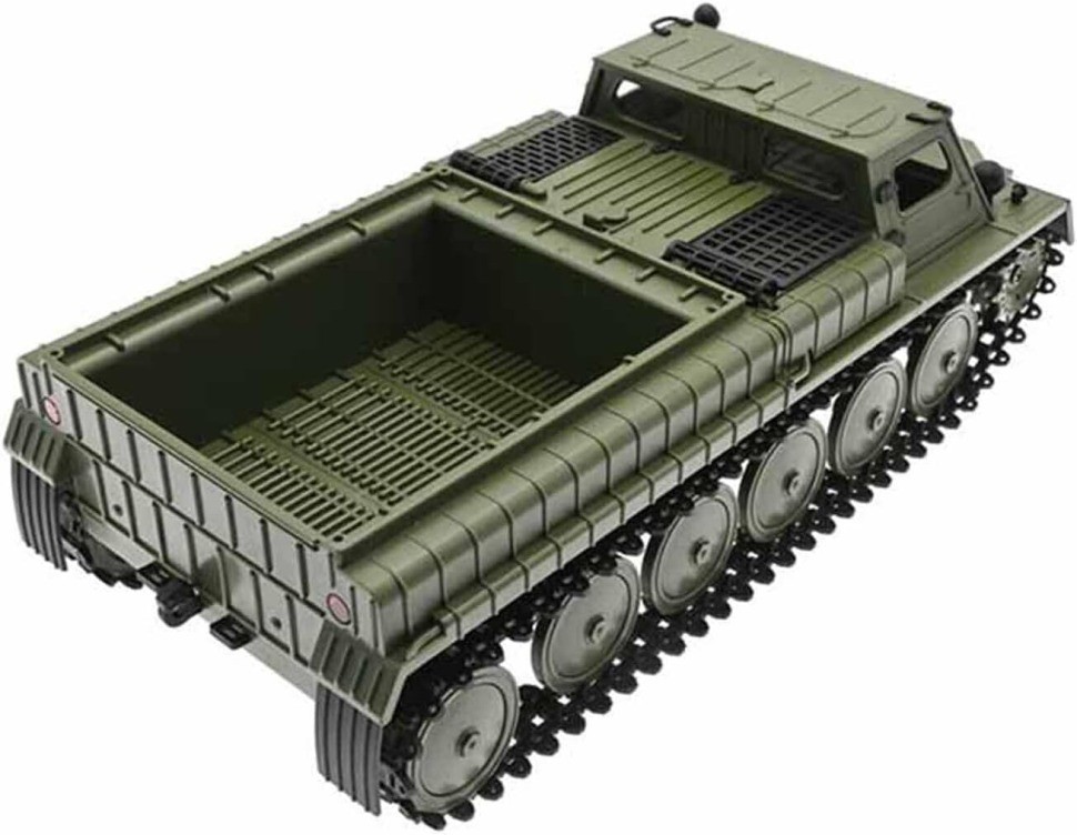 Радиоуправляемый гусеничный советский вездеход WPL ГАЗ-71 RTR масштаб 1:16 (WPLE-1)