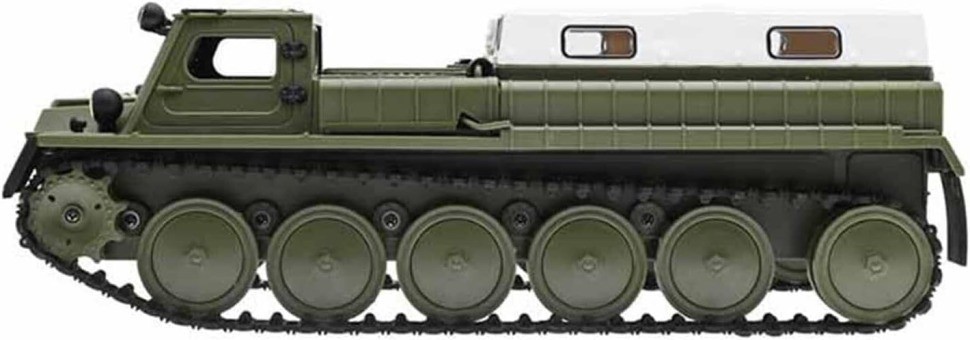 Радиоуправляемый гусеничный советский вездеход WPL ГАЗ-71 RTR масштаб 1:16 (WPLE-1)