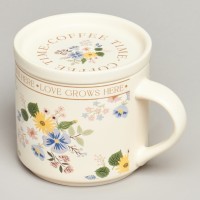 Кружка с крышкой lefardspring flowers 390мл. (260-1036)
