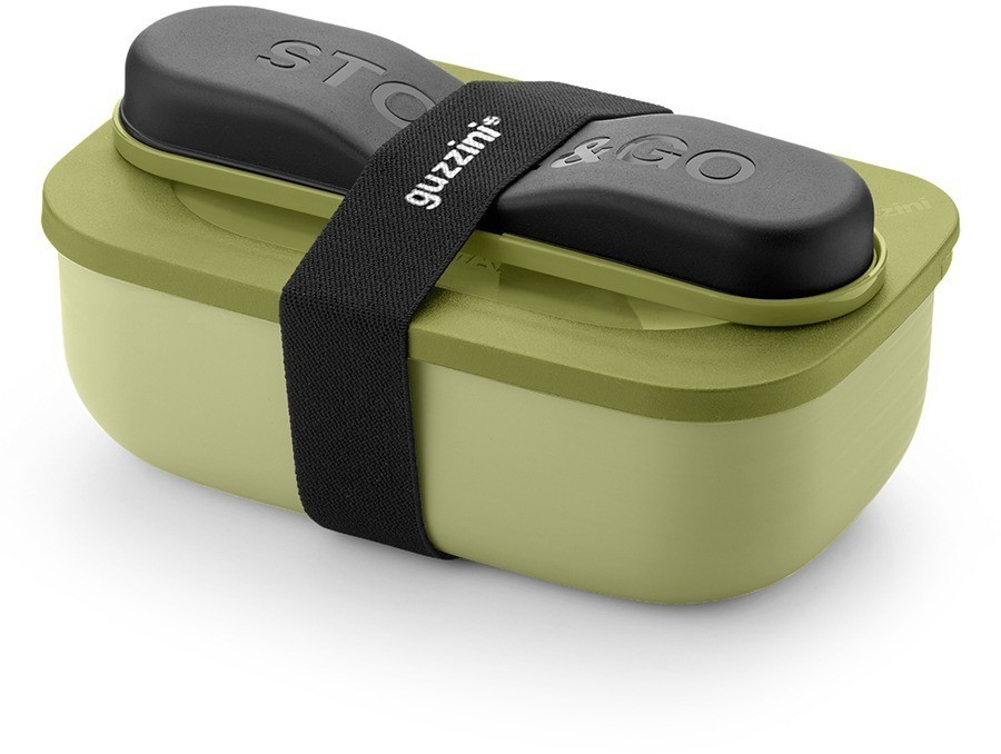 Набор из ланч-бокса и приборов store & go, оливковый (79089)