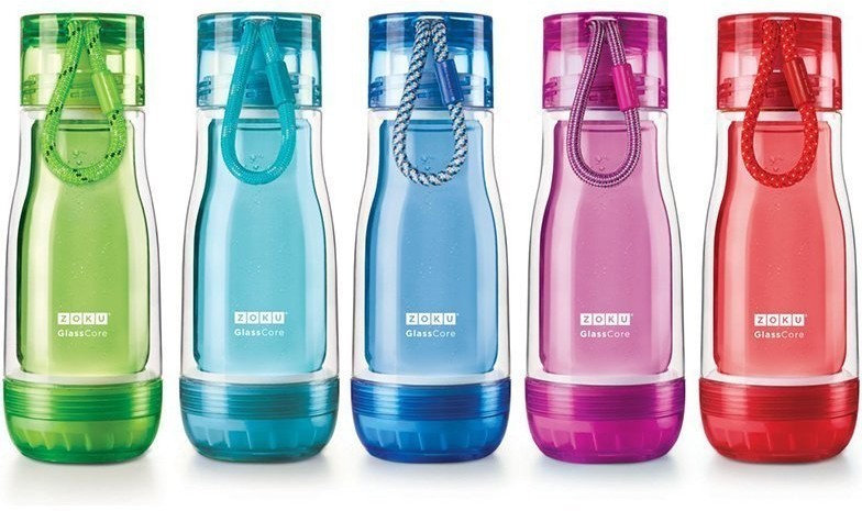 Бутылка zoku 325 мл голубая (58212)