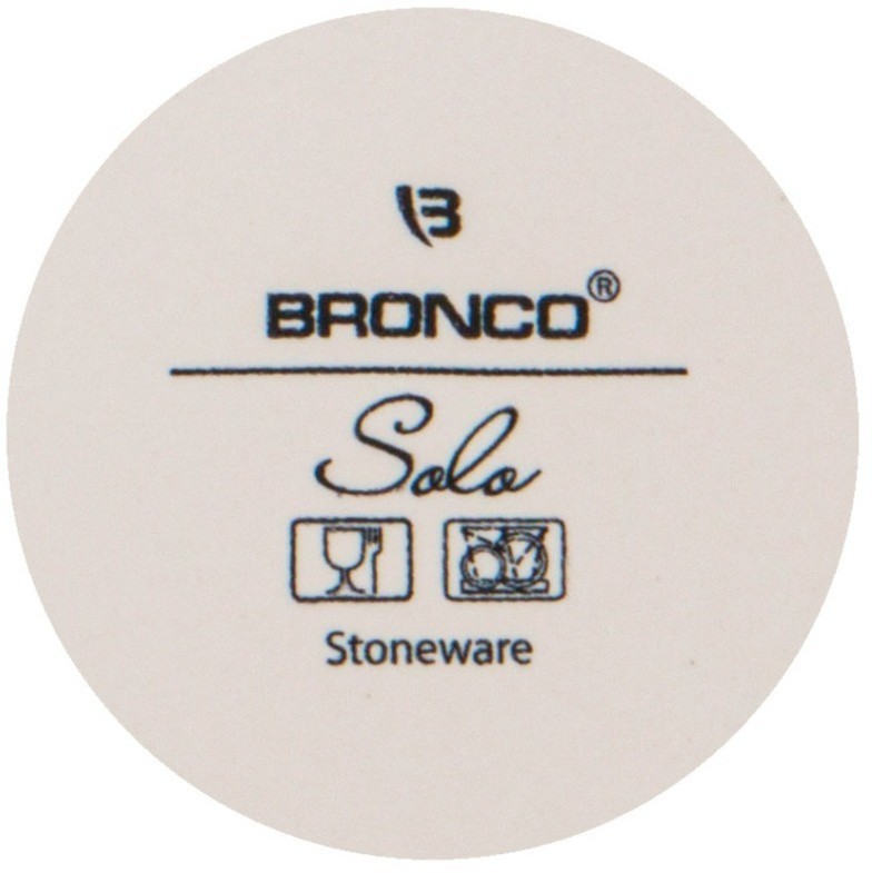 Тарелка закусочная bronco "solo" 20,5 см бежевая (577-155)