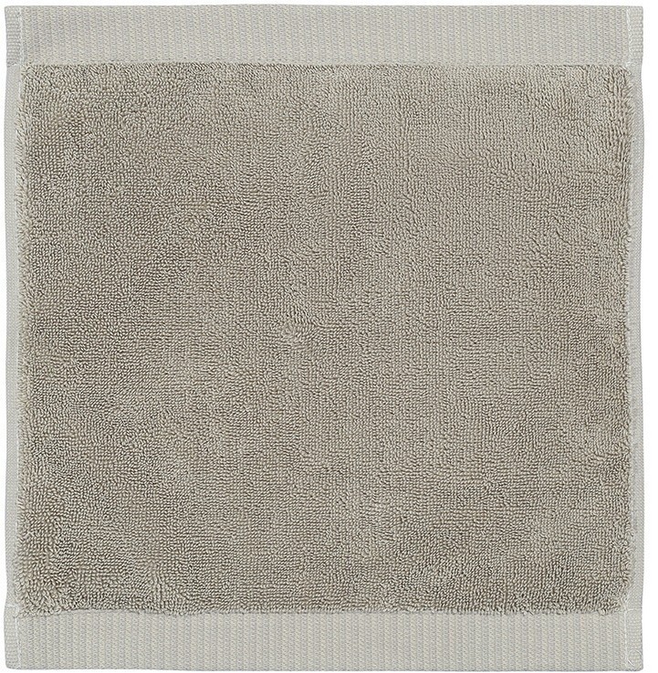 Полотенце для лица бежево-серого цвета из коллекции essential, 30х30 см (79181)