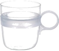 Кружка 21682, Стекло, пластик, white, KINTO