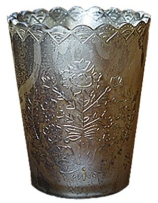 Подсвечник Ksa/5462, 10, стекло, silver burn, ROOMERS FURNITURE