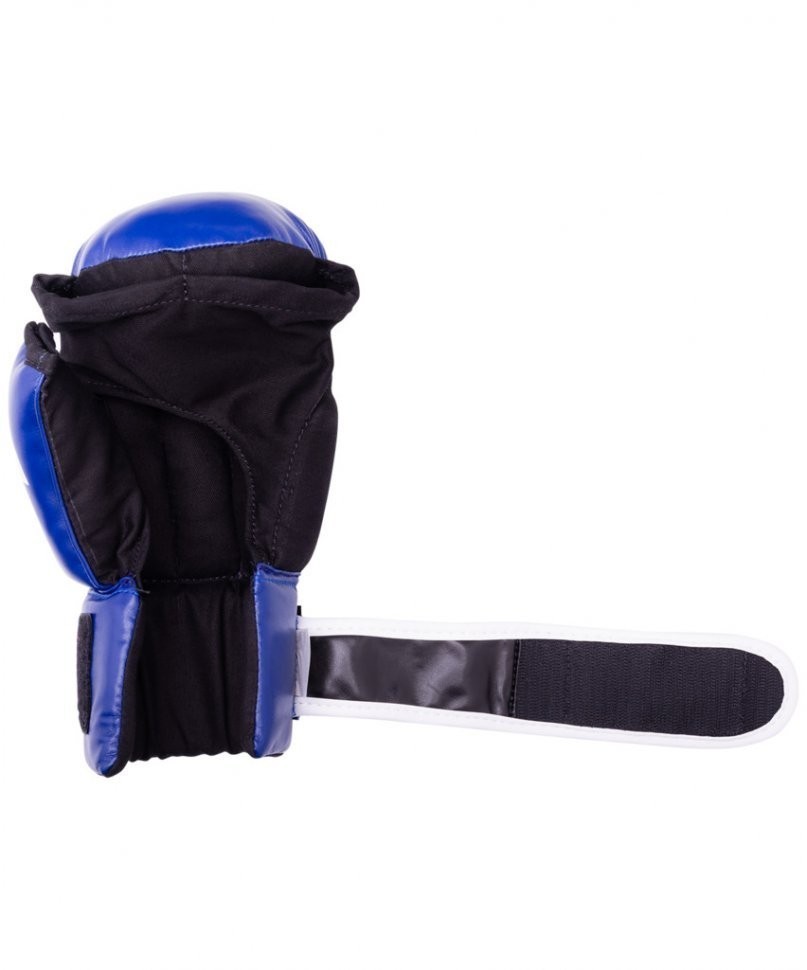Перчатки для рукопашного боя PG-2047, к/з, синий (84660)