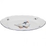 Блюдо овальное "гуси" 40*28 см. высота 4 см. без упаковки G.Benedikt. (658-021)