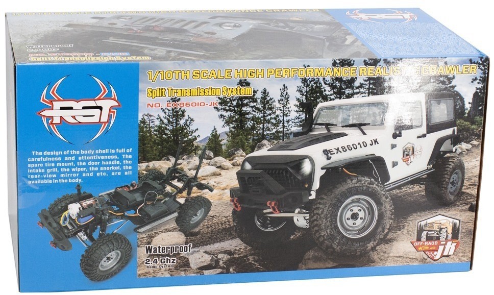 Радиоуправляемый краулер HSP RGT JK 4WD 1:10 (EX86010-JK-P86237-3)