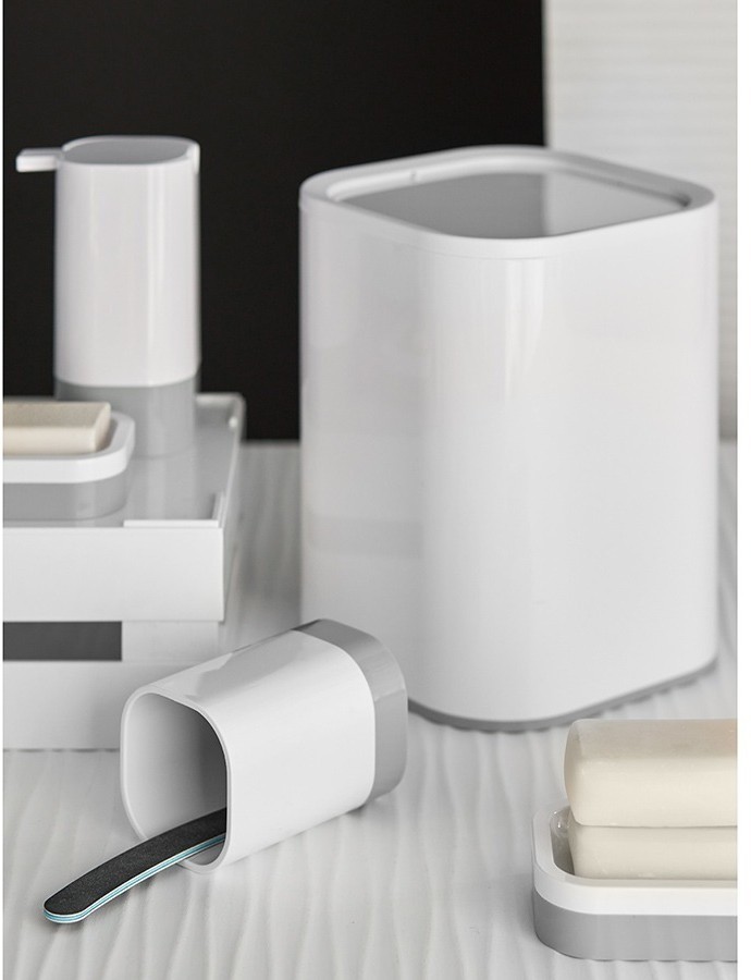 Контейнер для мусора tyer, 7 л, белый/серый (75843)