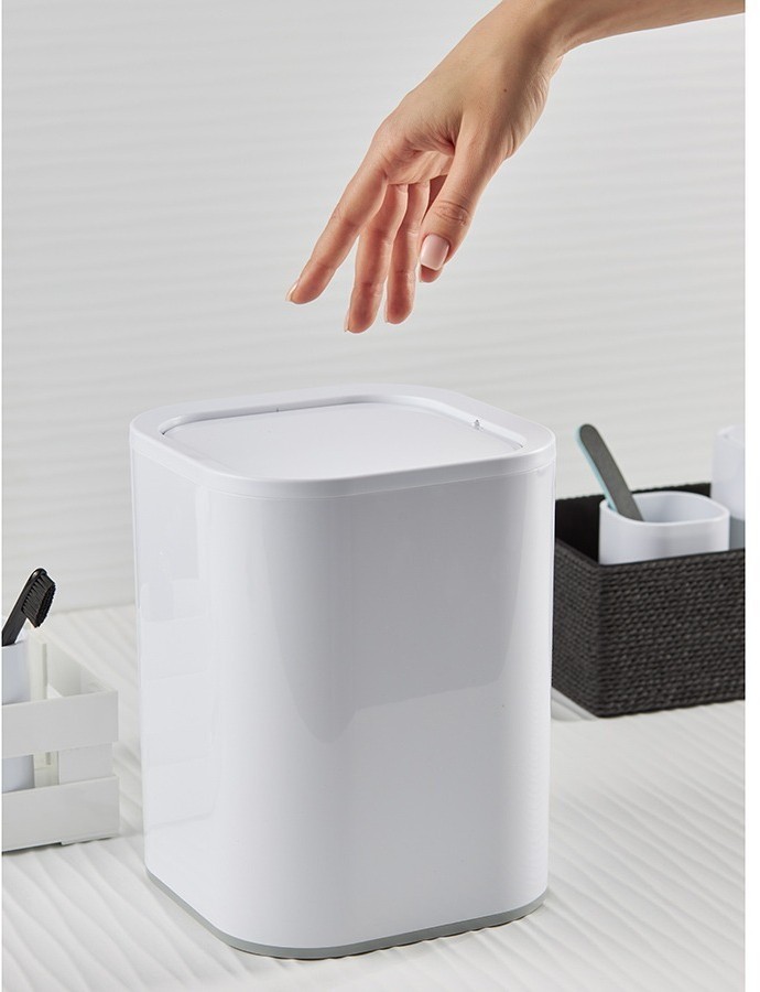 Контейнер для мусора tyer, 7 л, белый/серый (75843)