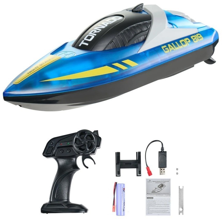 Радиоуправляемый катер Gallop (25 см, 15 км/ч) (HJ819-BLUE)