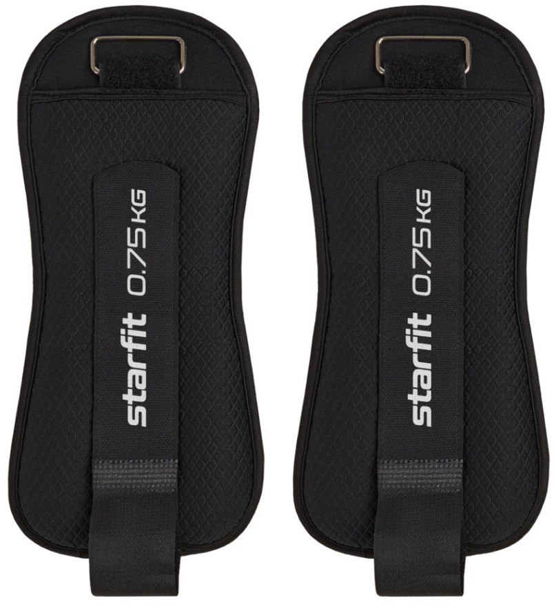 Утяжелители универсальные WT-503, 0,75 кг, черный (2108856)