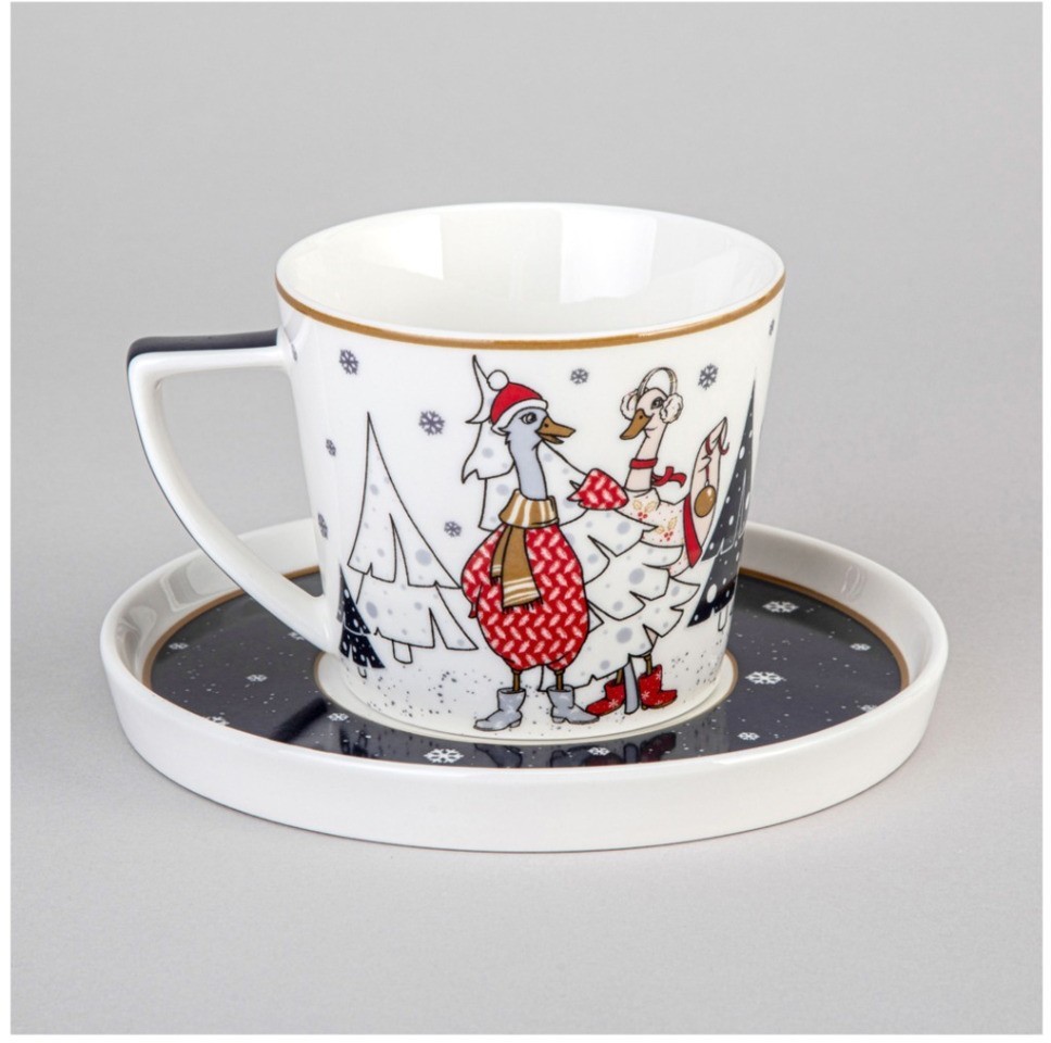 Чайная пара lefard "family christmas" 250 мл (425-129)