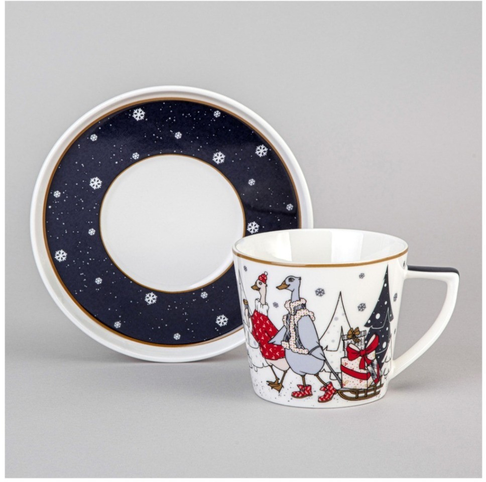 Чайная пара lefard "family christmas" 250 мл (425-129)