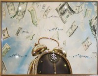 Картина Время деньги 4 с кристаллами Swarovski (1408)