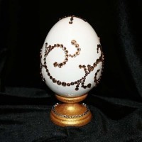 Картина Яйцо Золотое с кристаллами Swarovski (1610)