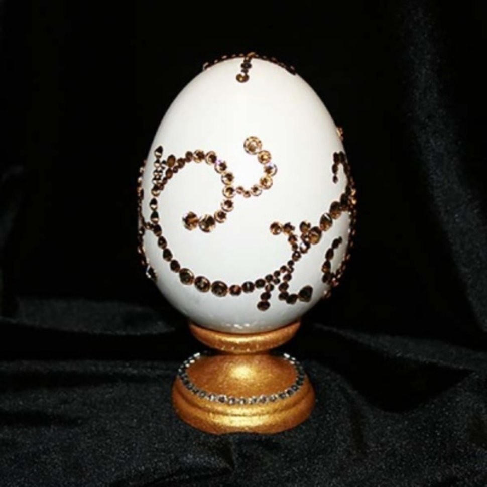 Картина Яйцо Золотое с кристаллами Swarovski (1610)